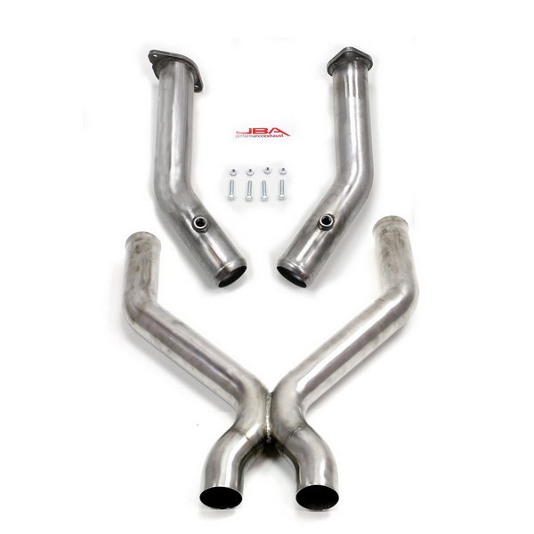 3" X-Pipe Natural Stainless Steel